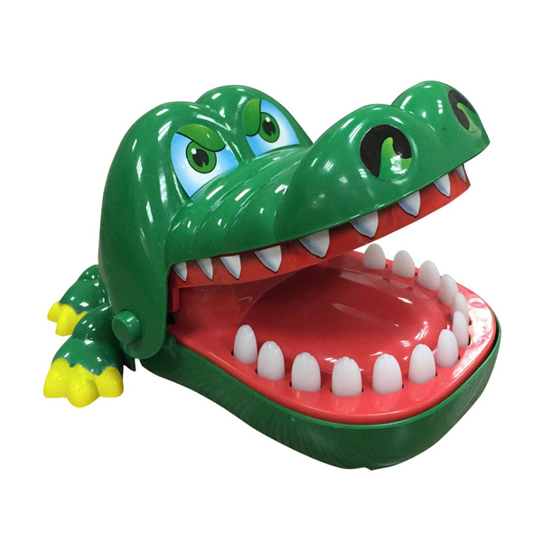 Child Toys Creative Mouth Tooth Alligator Hand Children's Toys Family ...