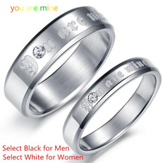 Couple Rings, Steel, foreverlove, Fashion