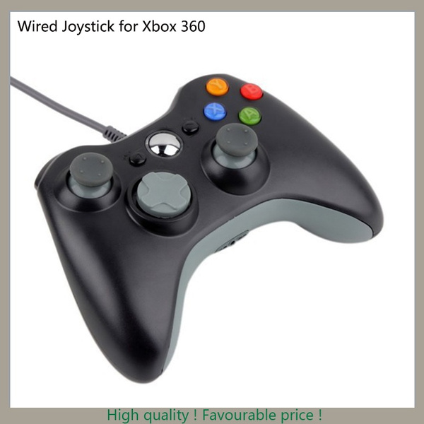 WIRED USB CONTROLLER FOR PC & XBOX 360 - BLACK