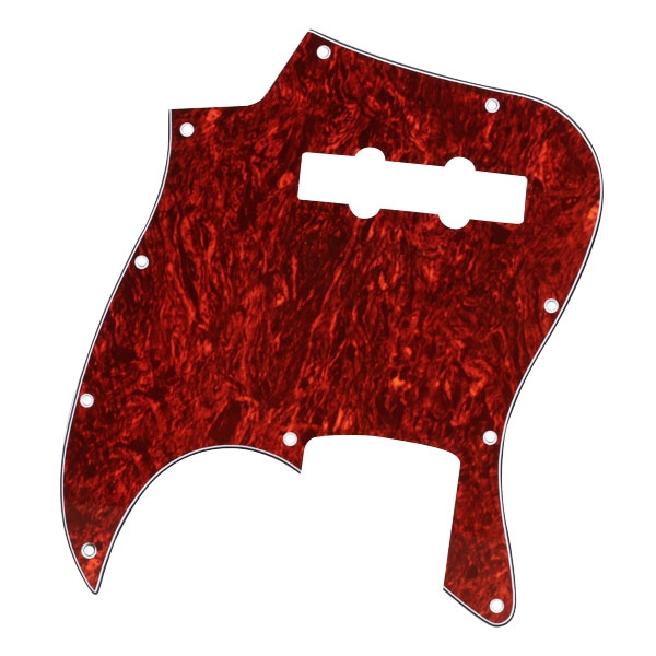 Jazz bass store red tortoise pickguard