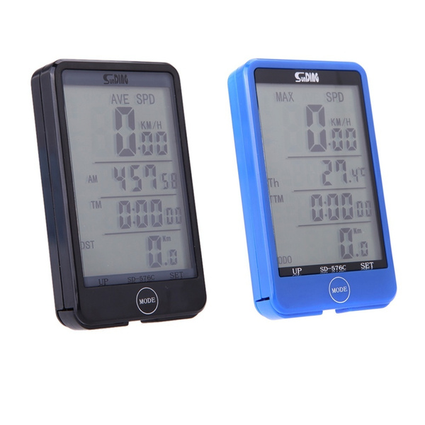 Wireless Bike Bicycle Cycling Computer Odometer Speedometer Backlit LCD Backligh 