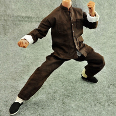 1/6 Brown Suit Kung Fu Hot Costume for Enterbay Enter the Dragon Bruce Lee