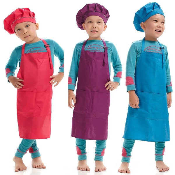 Children Baking Tool Apron Set 12pc Kids Cooking A... - Grandado