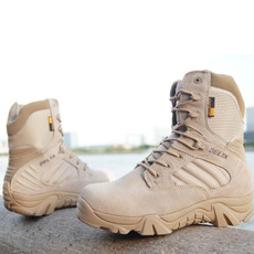 Men's Leather Outdoor Tactical Boots Desert Combat Boots Military Army Boots