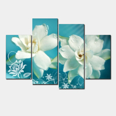 Flowers, art, Modern, Wood