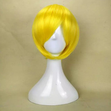Synthetic, wig, yellowwig, Woman