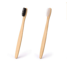 2Pcs/lot Environmental Health Ecological bamboo charcoal toothbrush soft brush wood handle