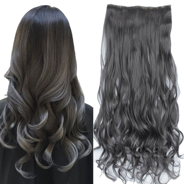 grey hair pieces for ladies