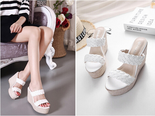 Gorgeous Collection Of Women Summer Wedge heels Flip Flop And Sandals  Designs 