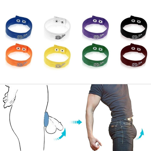 Sexy Ball Lifter Men's Underwear Thong C-strap mention Ring Bracelet  Put-Ring