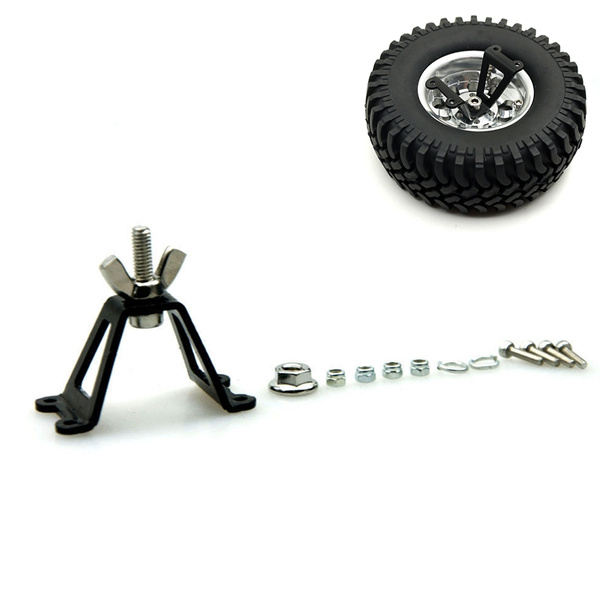 Spare tire rack mount for Tamiya Hilux Bruiser Cralwer SCX10 Wrangler Jeep TRX4 