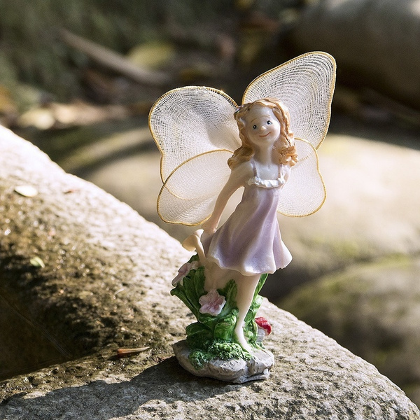 Cute Miniature Landscape Figurine Statues Decor Fairy Garden Dollhouse Ornaments 
