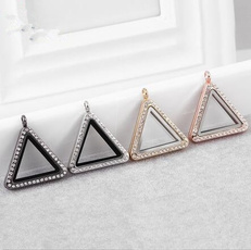 Fashion, Triangles, Geometry, Glass