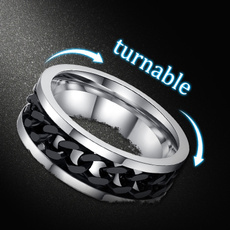 Steel, ringsformen, bandring, wedding ring