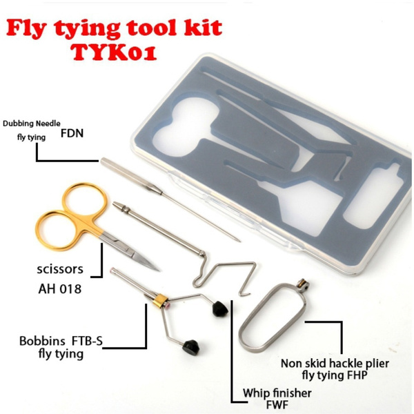Maxcatch Fly Tying Tools Kit Gift Set with Box Fly Fishing