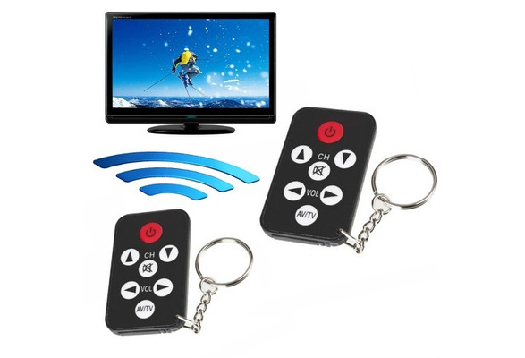 Universal Infrared IR Mini TV Television Remote Control Keychain Key Ring HQ