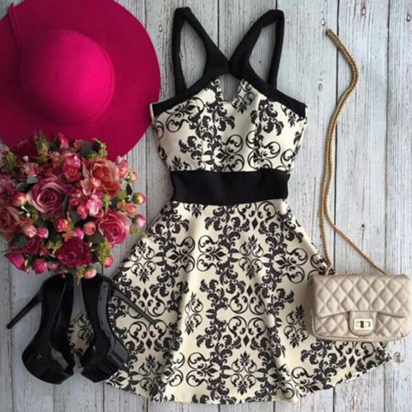 New Summer Sexy Women Sleeveless Party Dress Evening Cocktail Casual ...