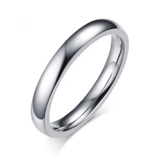 Steel, cute, Fashion, wedding ring