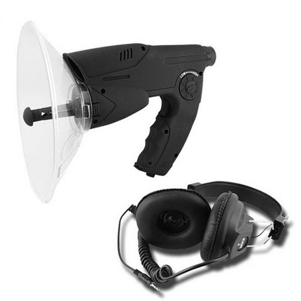 Parabolic Electronic Microphone Spy Listening Device Bionic Ear Sound Gadget 