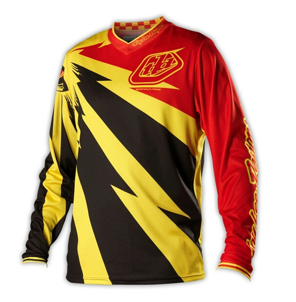 black red and yellow jersey