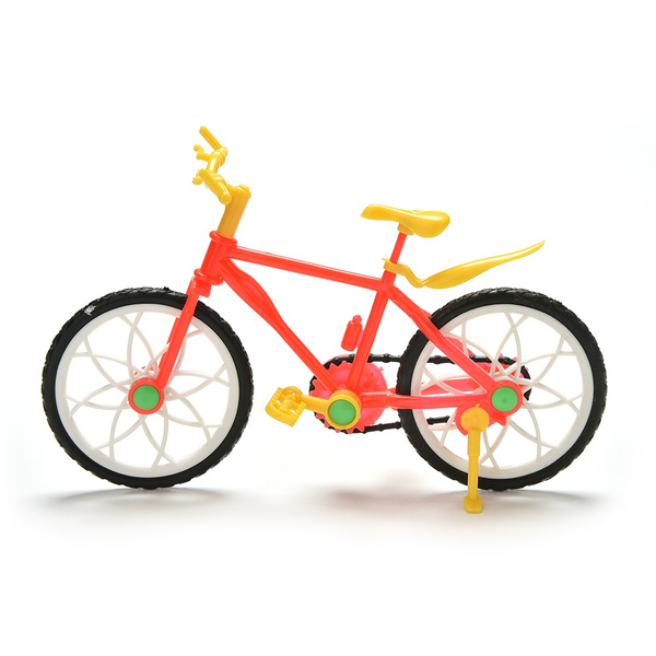 red and yellow bike