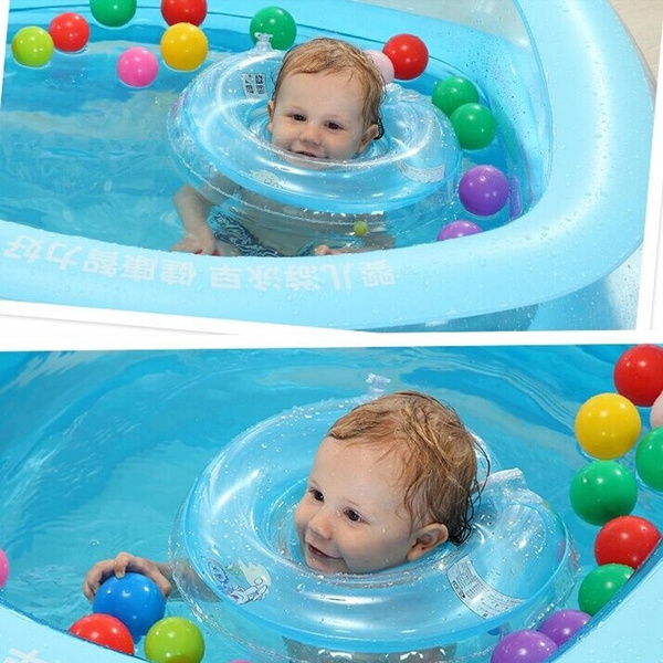 New Baby Neck Float Ring SAFE for Bath Inflatable Floats Pools Infant