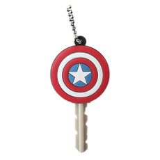 Keys, keychainskeyring, Superhero, Red