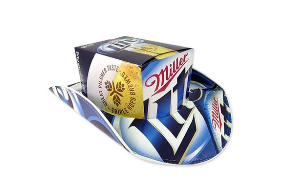 Miller Lite Box Beer Hats Cowboy Hat Wish