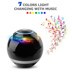 7colorchangeledlight, wirelessstereospeaker, Wireless Speakers, 음악