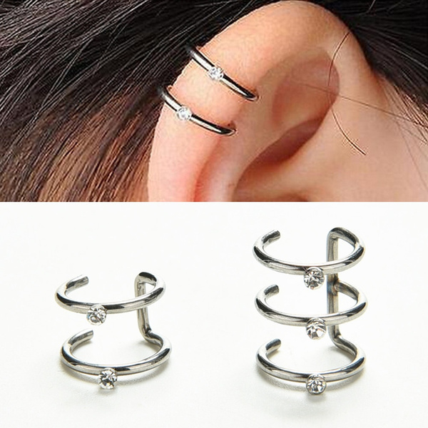 Clip on sales earrings helix