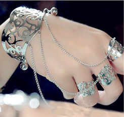 Fashion Jewelry, braceletringjewelryset, slave, Joyería de pavo reales