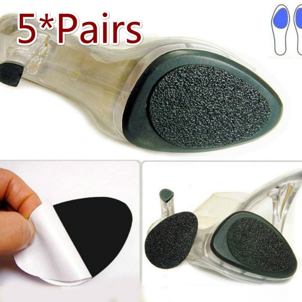 5 Pair Non-Slip Cushion Anti-Slip Shoes Heel Sole Grip Protector Pad Replacement 