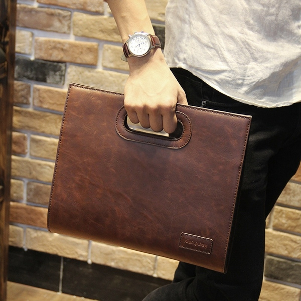 Bolso de cuero genuino para hombre Bolso de viaje Bolso de hombro Bolso  Cartera Bolsillo / Maletín de cuero para hombre / Bolso mensajero de cuero  / Bolso para portátil de cuero
