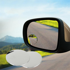 1Pair Auto Side 360 Wide Angle Round Convex Mirror Car Vehicle Blind Spot Dead Zone Mirror RearView Mirror Small Round Mirror&