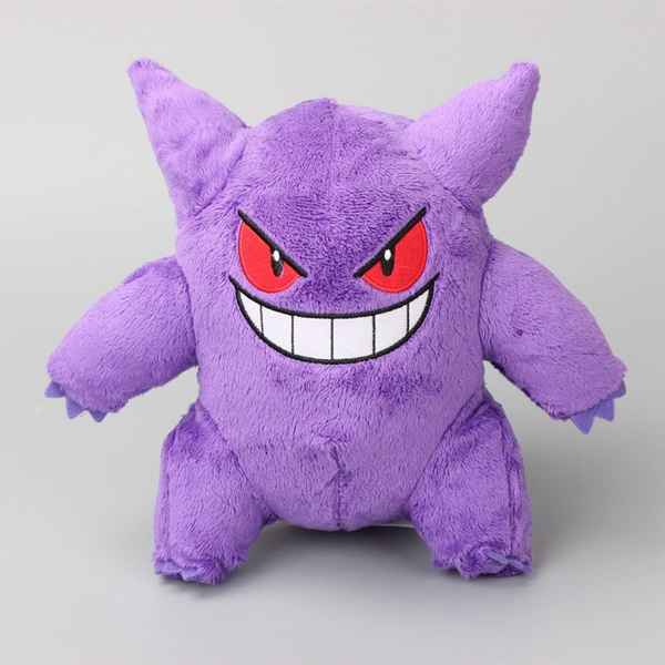 Pokemon Gengar Purple Stuffed Soft Plush Toy Doll Kids Gift 9'' 