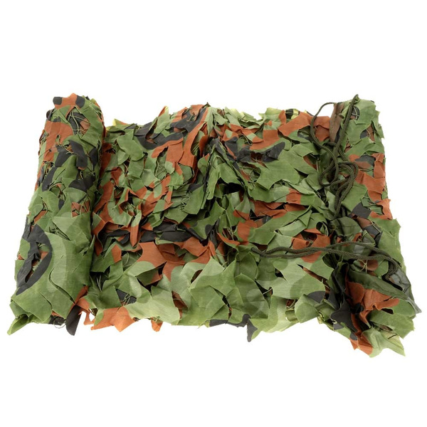 2X 2M Hunting Camping Military Camouflage Net Woodland Camo Netting Cover New 