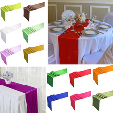 1 Pcs 30x275cm Satin Table Runner Wedding Party Reception Banquet Decoration