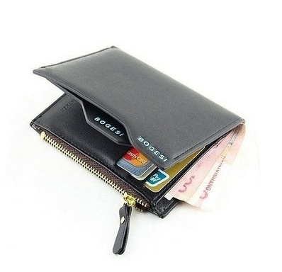 ZHQUN Top Grade Brand ID Credit Card Holder Wallets Smoke Cassette Zipper Short Leather Wallet Men Wallets ZHQUN Top Grade Brand ID Credit Card Holder Wallets Smoke Cassette Zipper Short Leather Wallet Men Wallets