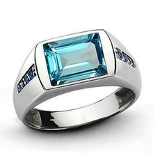 Cubic Zirconia, Blues, turquosieearring, wedding ring