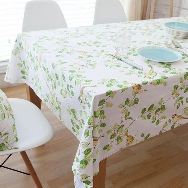Brid Leaves Printed Cotton Table Cloth Past Style Multifunctional Cover Nappe Tablecloth Manteles Para Mesa Zb 68 Wish Brid Leaves Printed Cotton Table Cloth, What Is A Table Cover Nappe