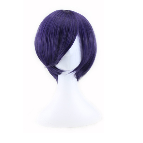 male purple wig