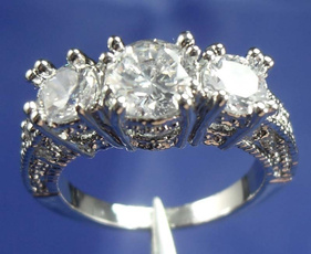 White Gold, Engagement, wedding ring, gold
