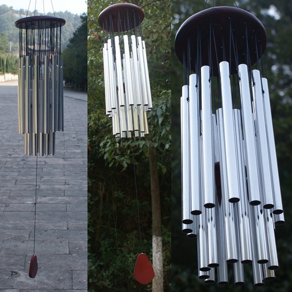 yosoo Carillon Carillon en 27 silbrige tubes pour Wind Chime schmückung 