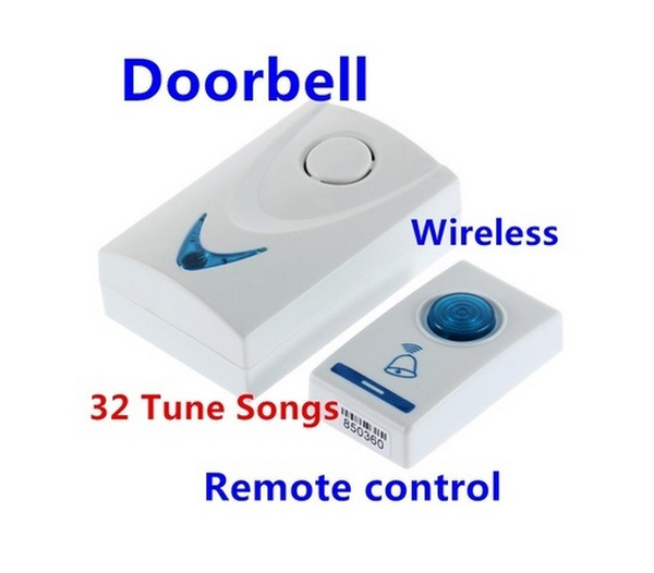 LED Wireless Chime Door Bell Doorbell & Wireles Remote Control 32 Tune