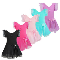 iEFiEL Girls Kids Ballet Dance Dress Leotard Skirt Fancy Costumes Dancewear Gymnastic Dress Up Cosplay
