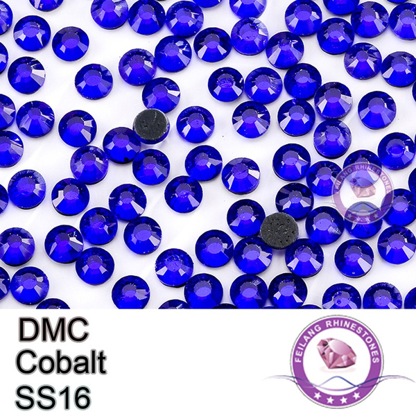 BULK Cobalt Blue DMC HOTFIX Rhinestones