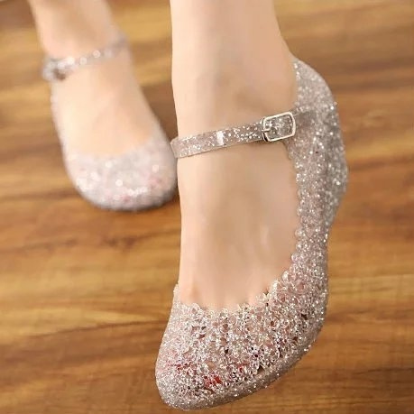 jelly shoes wedges