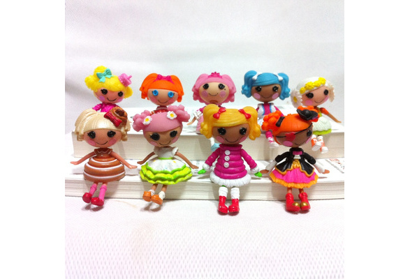 1pc 3inch MGA Lalaloopsy dolls accessories Mini Dolls For Girl's