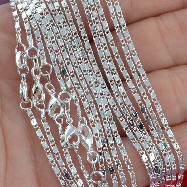 5PCS 1630" Wholesale Fashion Jewelry SMOOTH Chain Necklaces Wish