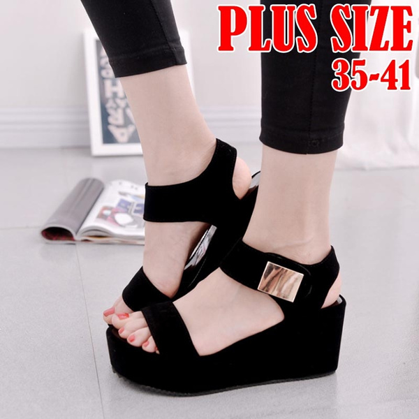 Womens Aditi Low Wedge Casual Flip Flops Wedges Open Toe Ankle Sandals Platforms Beach Shoes Roman Slippers